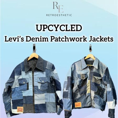 Upcycled Levi’s Denim Patchwork Jackets