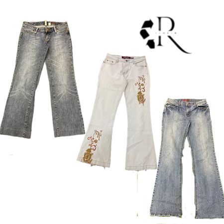 Y2K Paris Hilton Era Girl Denim Jeans RW1916