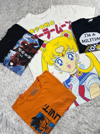 Cartoon print t-shirts