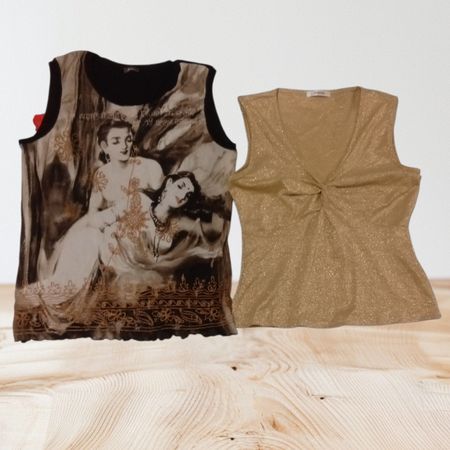 Round neck tops