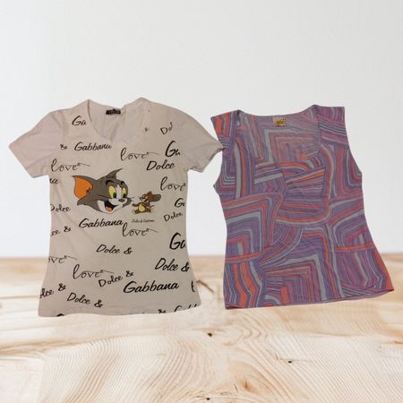Round neck tops