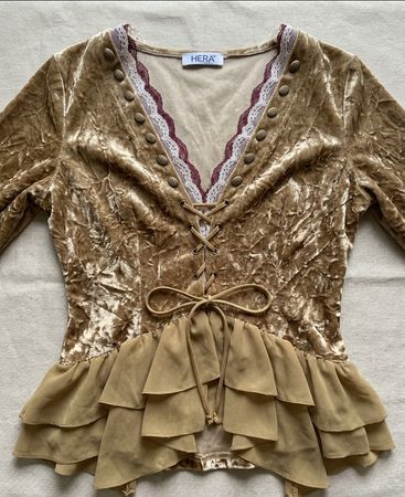 Sequin & Rhinestone Corset Top