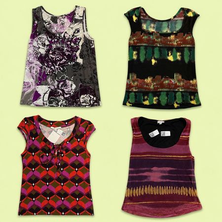 Y2k Artistic Printed Sleeveless Tops