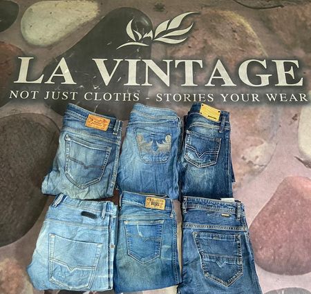 Diesel straight relaxed fit jeans
