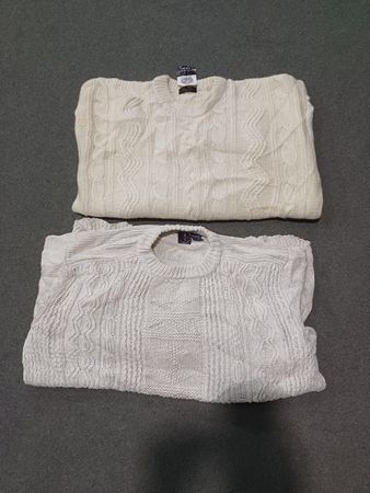 Fisherman White Color Sweaters