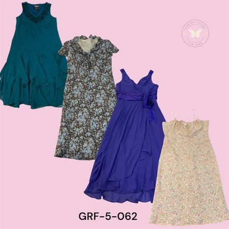 Y2K Graphic Print Sleeveless Poly Dress for Women (GRF-5-062)