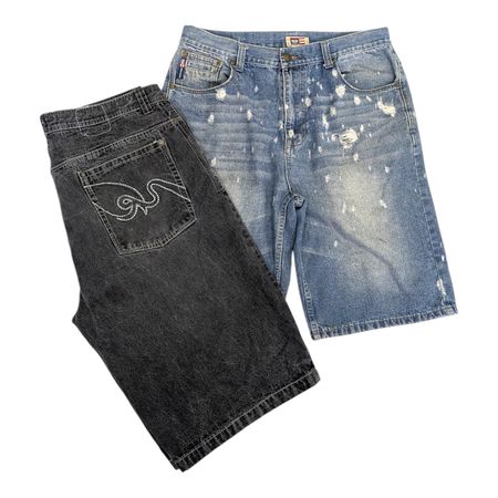 Y2K Hip Hop Baggy Shorts