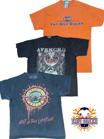 Vintage Music Band T Shirt Y2K Heavy Metal Graphic printed T-Shirts