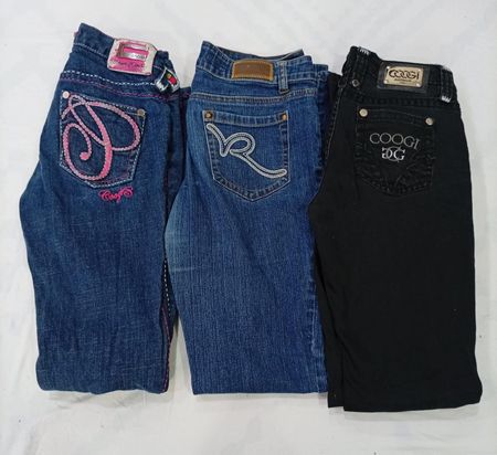 CR8297 Vintage Designer Ladies Jeans