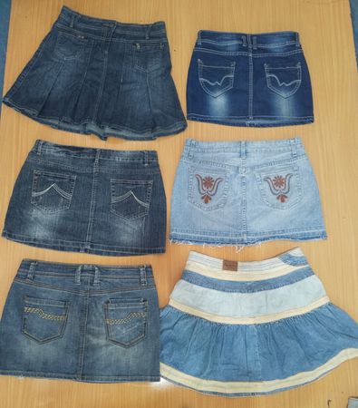 Premium Y2K Denim Mini Skirt Bundle - Mixed Vintage Styles
(MSK-179)