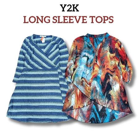 Y2K Long Sleeve Tops