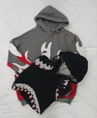 CR8311 Upcycled Mixed Branded Hoodies