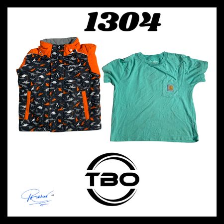Kids Size Mix Branded Bundle (Brands) polo & Carhatt#1304.