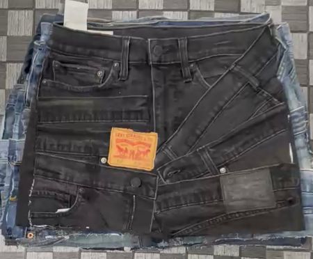 Up Cycled Levi’s Belted Skirt