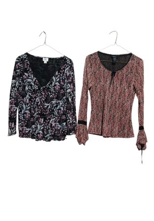 Th04 mix pattern tops/blouse -8pcs -8/5/26