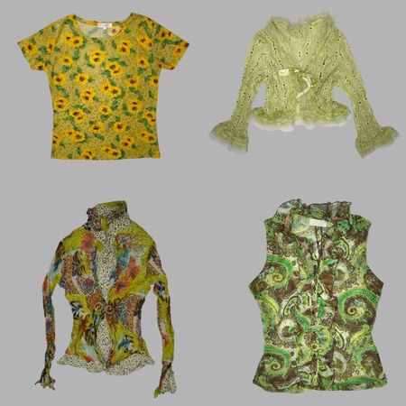Y2K Matcha Mood Tops