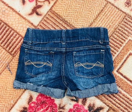 Y2k denim mini shorts