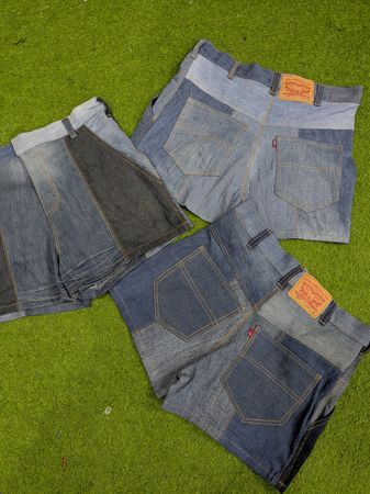 Upcycle Levi's Denim shorts