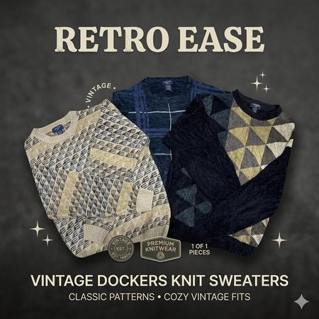 Premium Vintage Dockers Sweater - (REV#545)