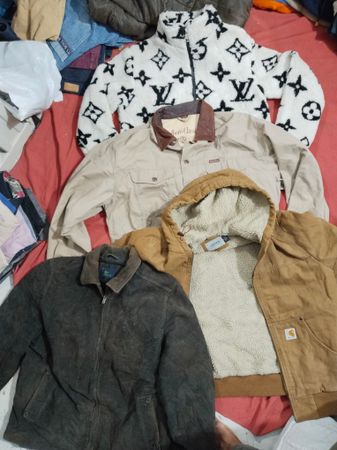 Louis Vuitton Carhartt Lacoste Marlboro jackets