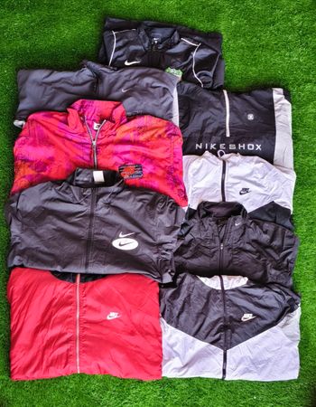 NIKE 9x Windbreakers Y2K Track Jackets Grade A Bulk