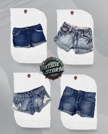 Y2K Midnight Vixen Sexy Short