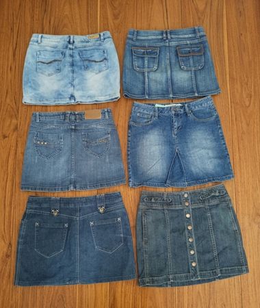 Mixed Y2K Vintage Denim Mini Skirt Bundle (MSK-182)