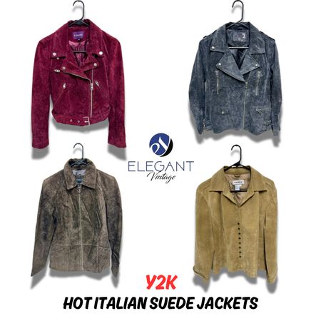 Y2K Hot Italian Suede Jackets - EV0167
