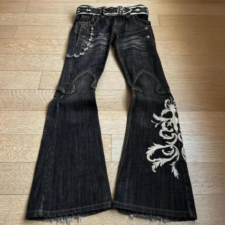 Jeans acampanados Y2k