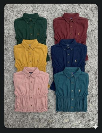 Upcycle Ralph Lauren shirred corset shirt (Dv -05)