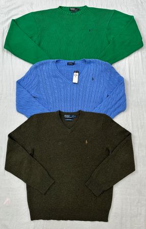 Ralph Lauren Polo Round V-neck Sweater B#061