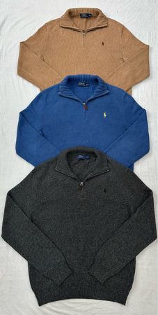 Ralph Lauren 1/4 zip Polo Sweaters B#062