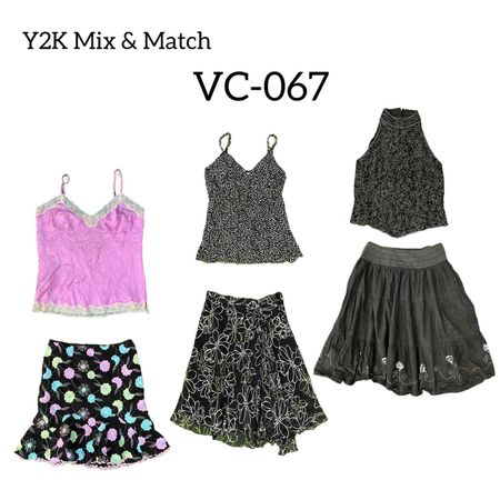 Y2K Mix Match Tops & Skirts