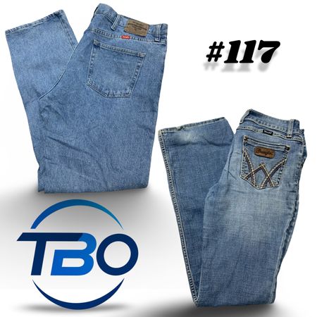 Wrangler low rise jeans. #117