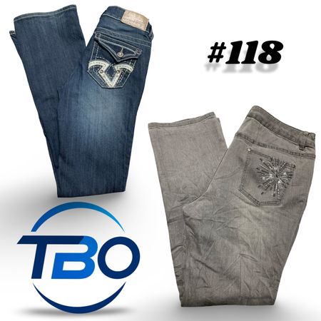 Y2K detailing jeans ( silver and hydraulic etc) #