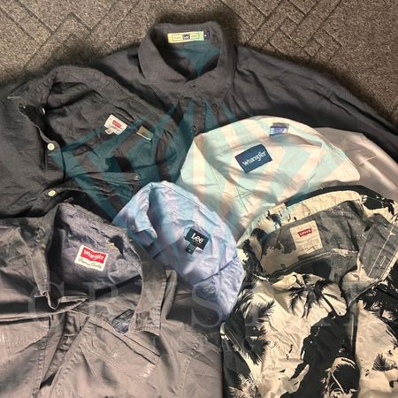Branded Lee ,Levis and wrangler shirts