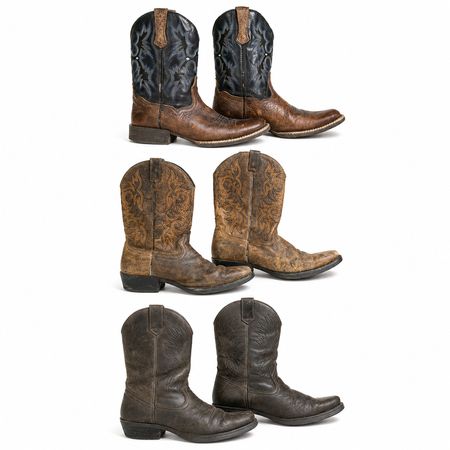 Premium Leather Cowboy Boots