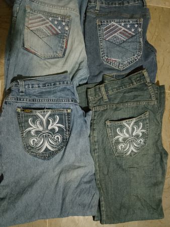Y2k bootcut embalished jeans