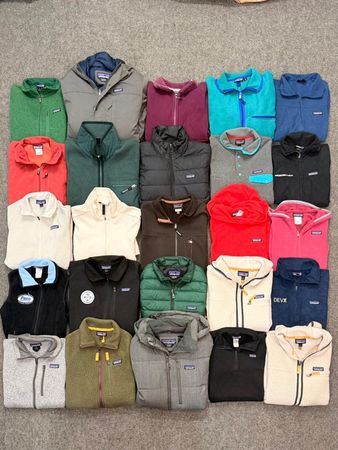 Patagonia fleece and puffer jacket 25 piece