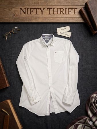 Tommy Hilfiger Button Up White Shirts