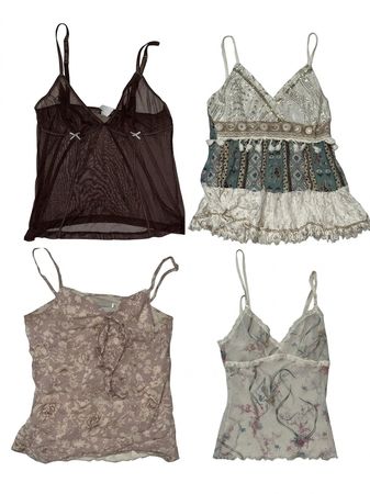 Y2K cami tops
