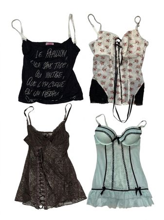 Y2K cami tops