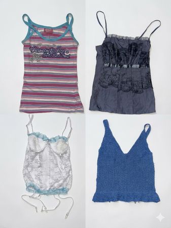 Y2K cami tops