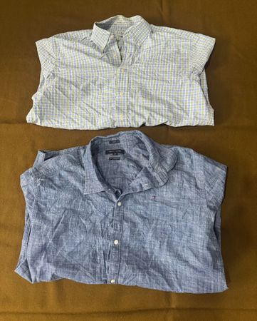 Mixed Branded Button Up Shirt