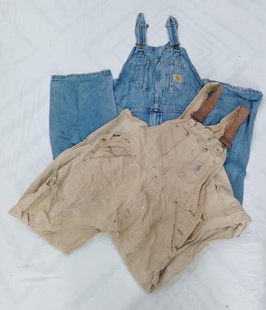 CR8344 Vintage Carhartt Overalls