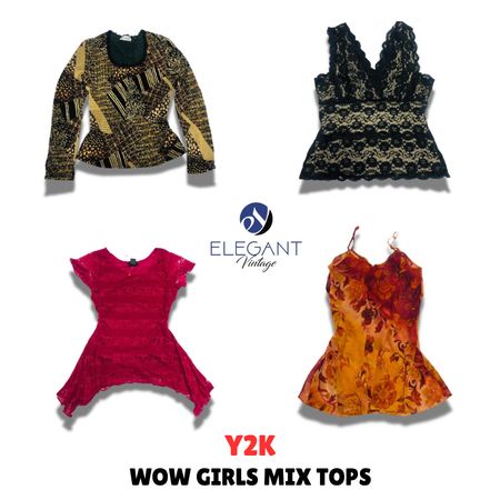 Y2K Wow Girl Mix Tops - EV1032