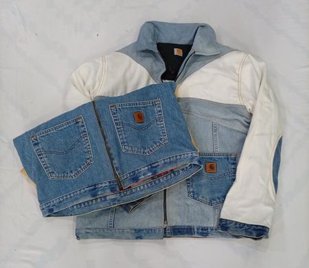 CR8363 UPCYCLED CARHARTT MIX STYLE JACKETS