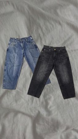 Upcycled Denim Baggy Jeans