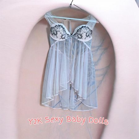 TH# 097 Sexy Y2K Baby Doll Mini Dress