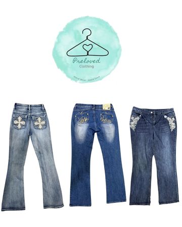 110526-4 Y2k denim jeans 10 pcs